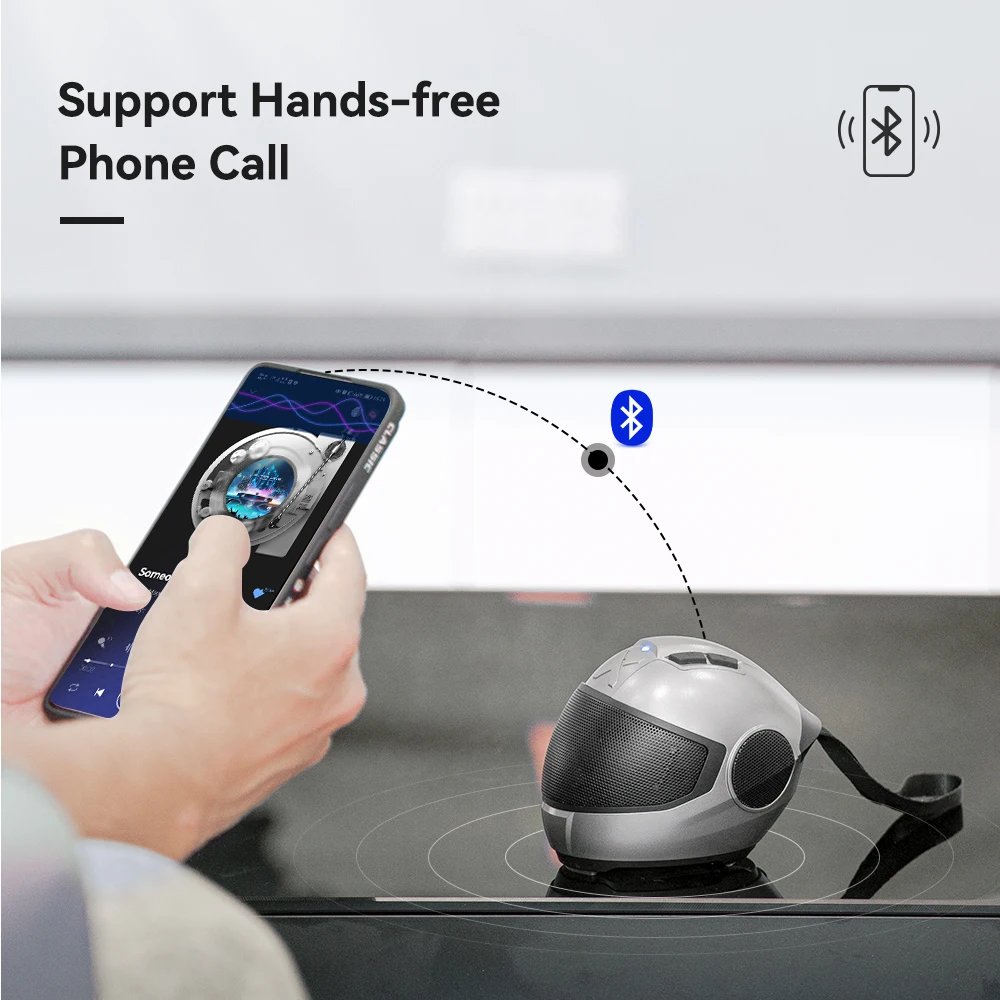 LEXIN Model-S Portable Bluetooth Speaker,Helmet Style Wireless Speaker,Powerful Loud Stereo Speakers, Deep Bass,IPX4 Waterproof LEXIN Model-S Portable Bluetooth Speaker,Helmet Style Wireless Speaker,Powerful Loud Stereo Speakers, Deep Bass,IPX4 Waterproof