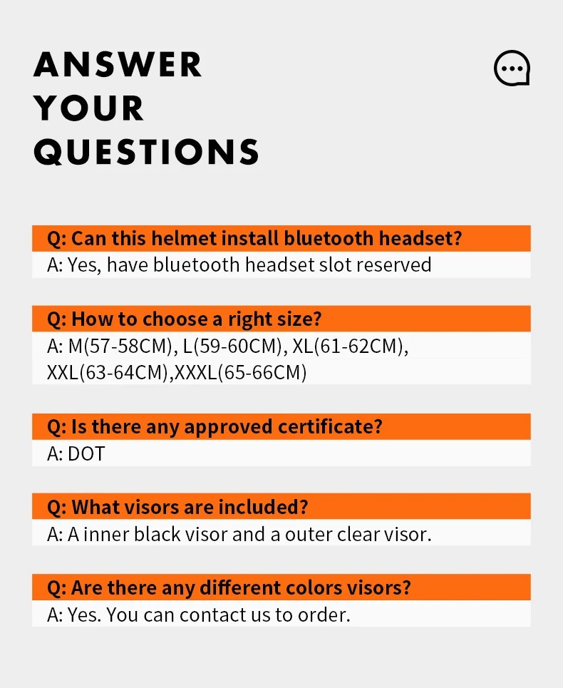 Full Face Motorcycle Helmet with Dual Visor Cyril Flip-up Motorcycle Helmet with Bluetooth Slot For Adult DOT Approved Helmet