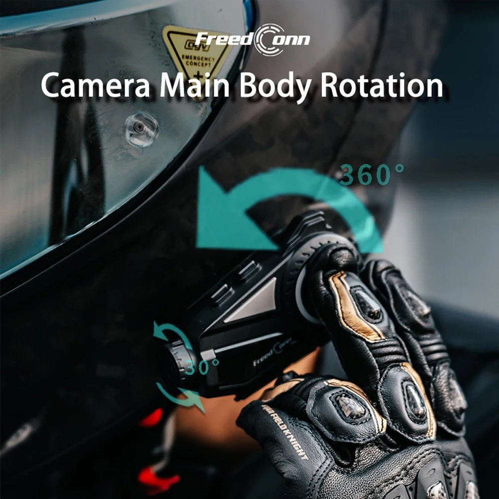Freedconn R3 Pro Helmet Bluetooth Headset Group Motorcycle Intercom 2K Dash Cam Motor Auto DVR WiFi App 1440P Music Share Freedconn R3 Pro Helmet Bluetooth Headset Group Motorcycle Intercom 2K Dash Cam Motor Auto DVR WiFi App 1440P Music Share