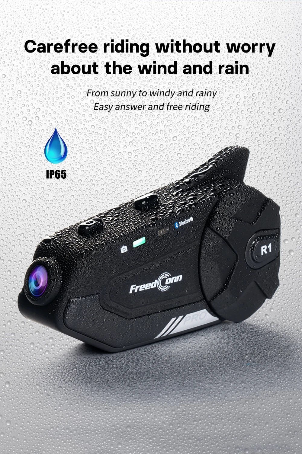 Freedconn R1 Pro Bluetooth Motorcycle Intercom Helmet Headset Group Speaker Headphone WiFi App Motorbike Dash Cam Moto Auto Dvr Freedconn R1 Pro Bluetooth Motorcycle Intercom Helmet Headset Group Speaker Headphone WiFi App Motorbike Dash Cam Moto Auto Dvr