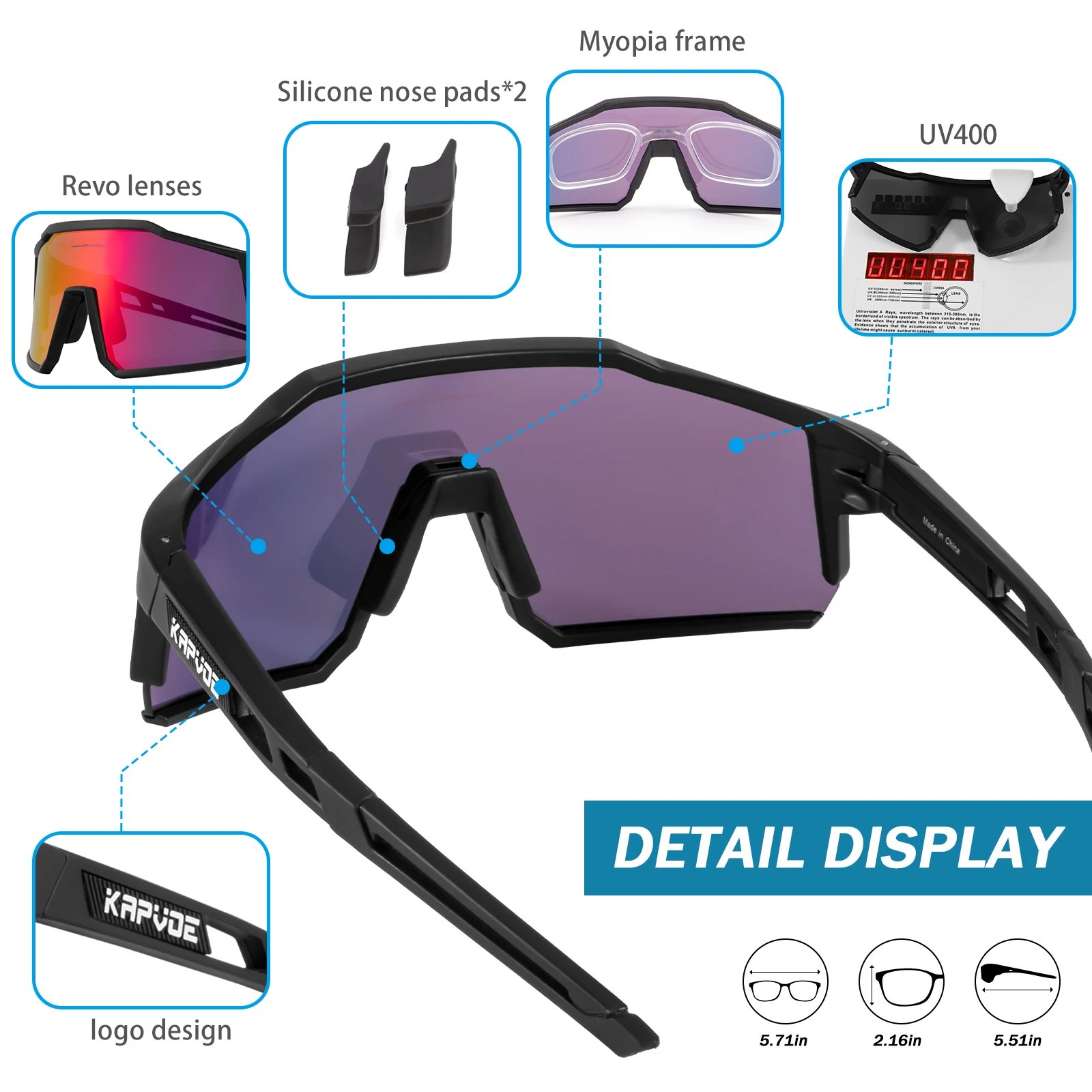 Kapvoe Sports Driving bike Cycling Glasses running climbing Sunglasses Outdoor for Men Woman Bicycle Cycling UV400 Goggles hot Kapvoe Sports Driving bike Cycling Glasses running climbing Sunglasses Outdoor for Men Woman Bicycle Cycling UV400 Goggles hot