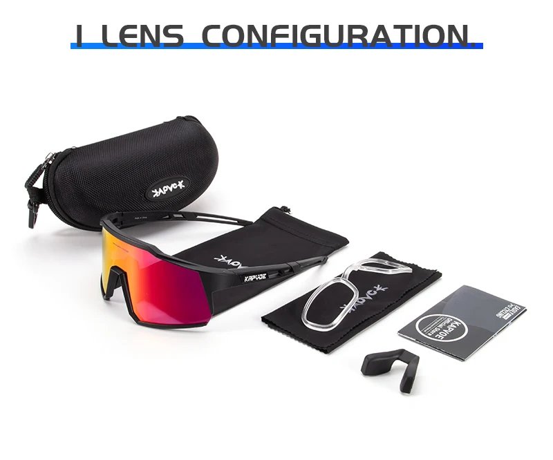 Kapvoe Sports Driving bike Cycling Glasses running climbing Sunglasses Outdoor for Men Woman Bicycle Cycling UV400 Goggles hot