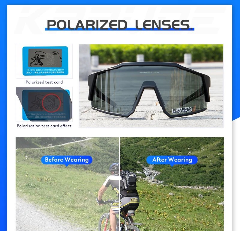 Kapvoe Sports Driving bike Cycling Glasses running climbing Sunglasses Outdoor for Men Woman Bicycle Cycling UV400 Goggles hot