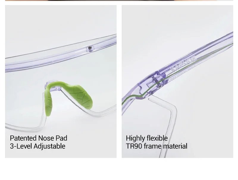 Kapvoe New Men Gold Photochromic Cycling Sunglasses UV400 Outdoor Eyewear Sports Women Glasses Running Bicycle MTB Bike Goggles