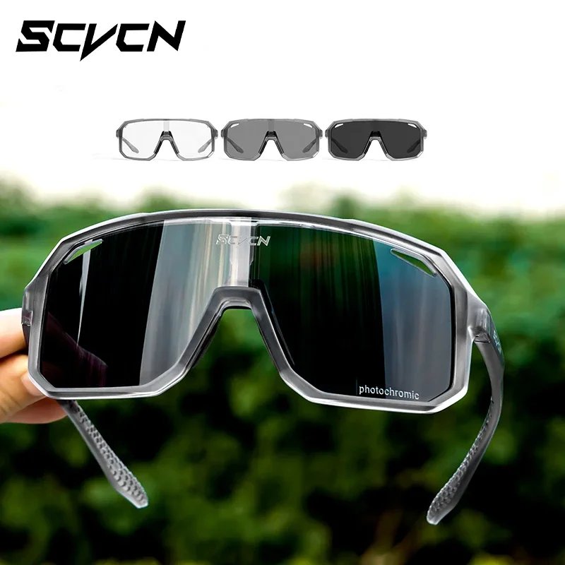 SCVCN Photochromic Cycling Sunglasses MTB Glasses Road Bike Cycling UV400 Goggles Men Women Outdoor Bicycle Sports Eyewear New SCVCN Photochromic Cycling Sunglasses MTB Glasses Road Bike Cycling UV400 Goggles Men Women Outdoor Bicycle Sports Eyewear New