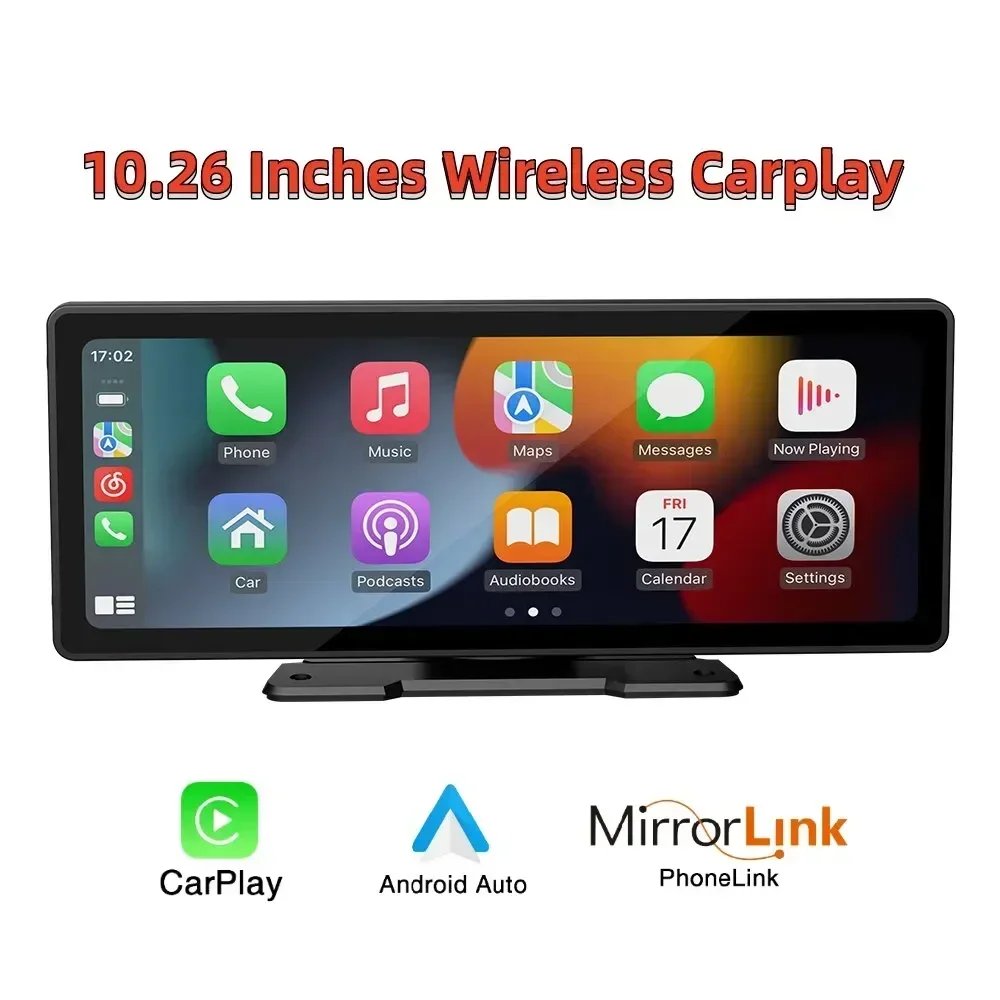 Universal 10.26” Screen Car Radio Multimedia WIFI Video Player Wireless Carplay Screen for Apple Or Android Universal 10.26” Screen Car Radio Multimedia WIFI Video Player Wireless Carplay Screen for Apple Or Android