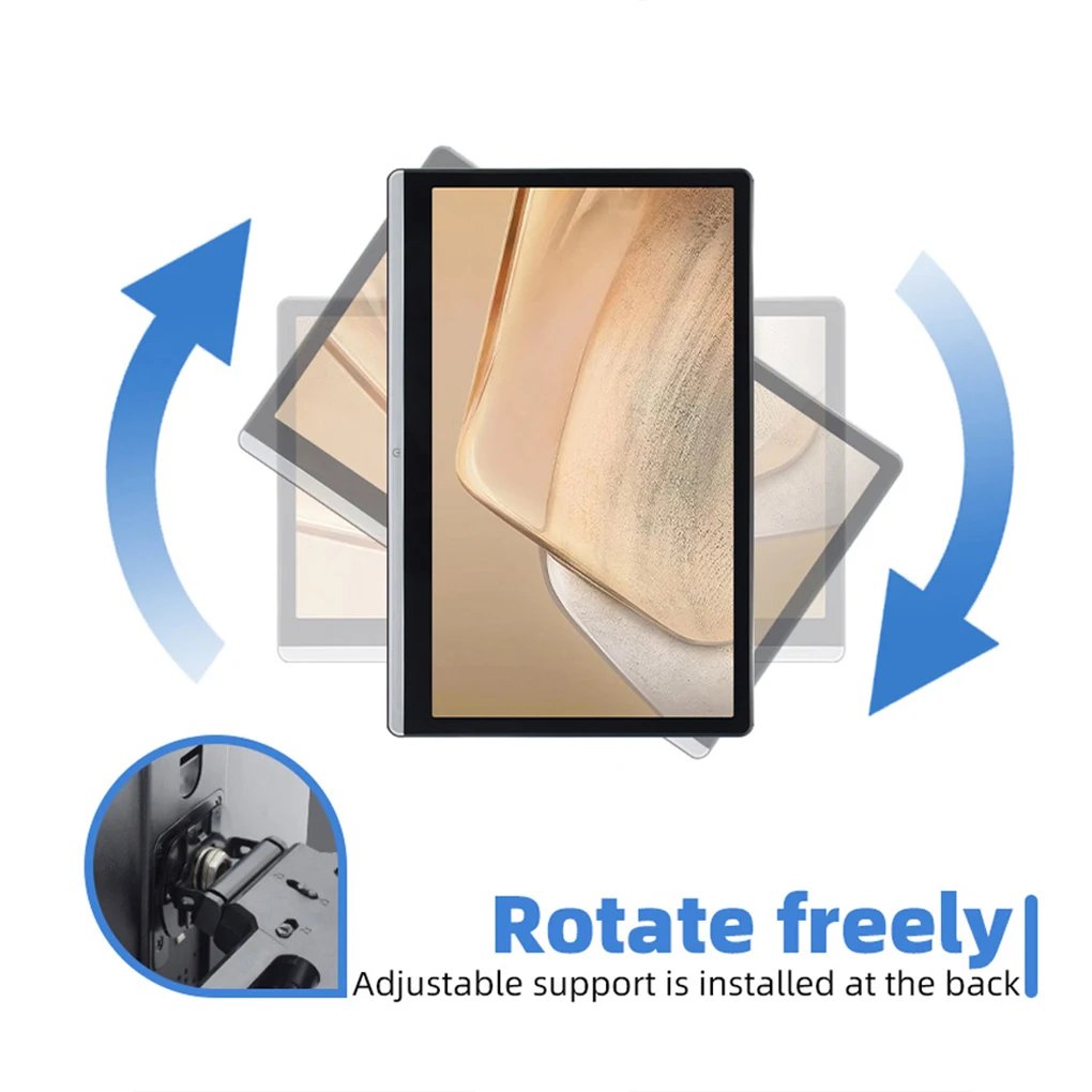 4K Car Headrest Display 2G 32GB 14Inch HD IPS Car Multimedia Touch Screen External Headrest Android System Rotatable Monitor