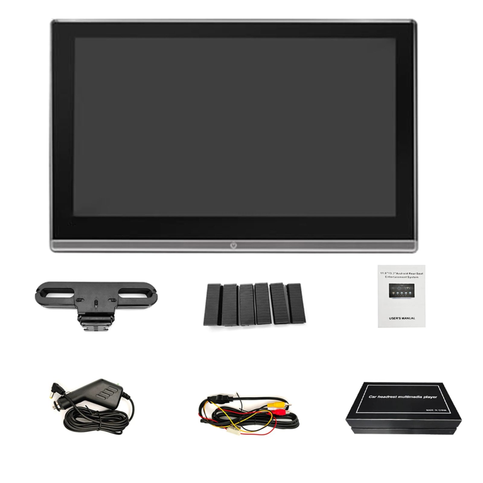 4K Car Headrest Display 2G 32GB 14Inch HD IPS Car Multimedia Touch Screen External Headrest Android System Rotatable Monitor 4K Car Headrest Display 2G 32GB 14Inch HD IPS Car Multimedia Touch Screen External Headrest Android System Rotatable Monitor