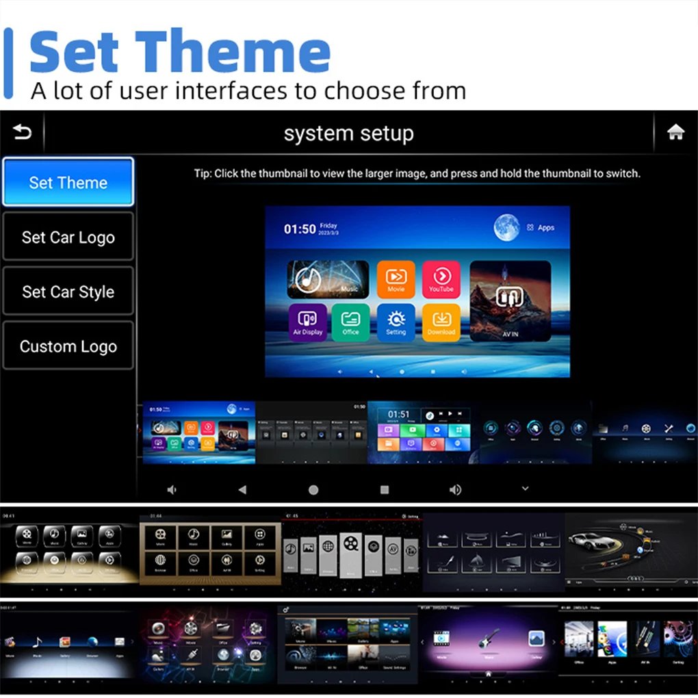 4K Car Headrest Display 2G 32GB 14Inch HD IPS Car Multimedia Touch Screen External Headrest Android System Rotatable Monitor 4K Car Headrest Display 2G 32GB 14Inch HD IPS Car Multimedia Touch Screen External Headrest Android System Rotatable Monitor