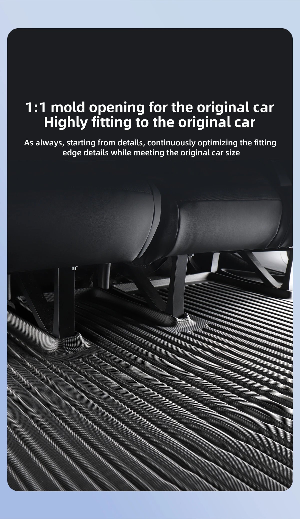 Car Foot Pad For Tesla Model X TPE Waterproof Wear-resistant Floor Mats Car Modification Accessories Front And Rear Trunk Mat