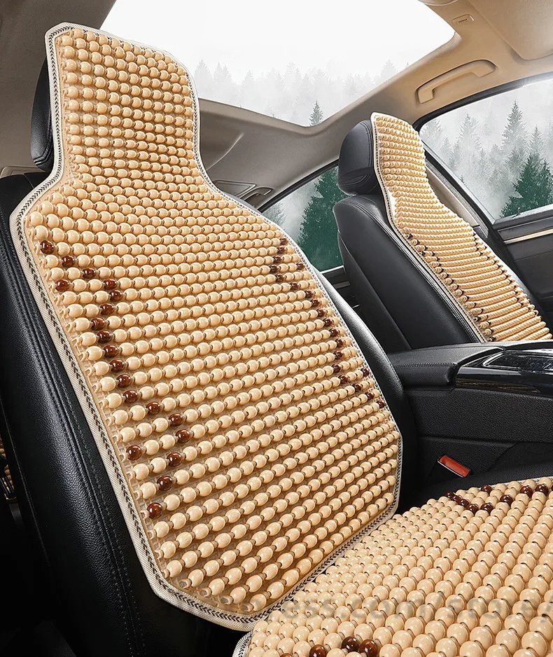 New car cushion Single summer seat cushion covers linen cool wood cushion for 95% cars