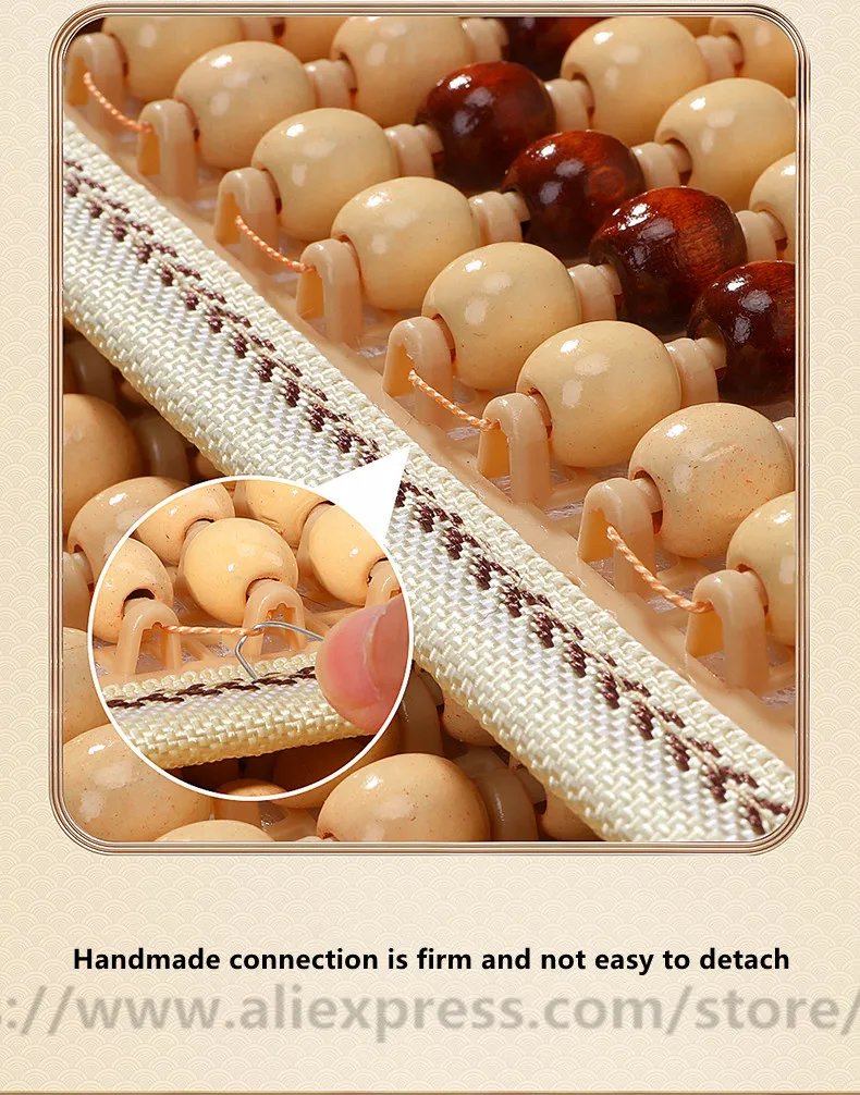 New car cushion Single summer seat cushion covers linen cool wood cushion for 95% cars