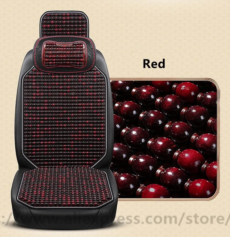 New car cushion Single summer seat cushion covers linen cool wood cushion for 95% cars