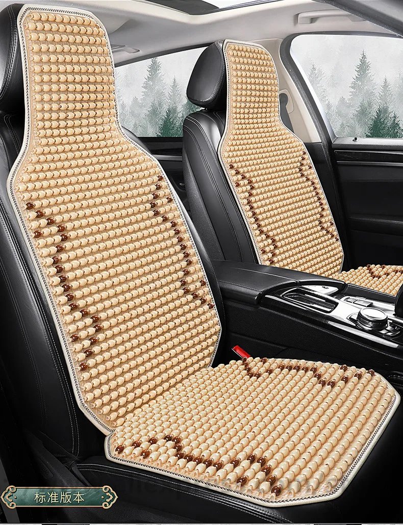 New car cushion Single summer seat cushion covers linen cool wood cushion for 95% cars