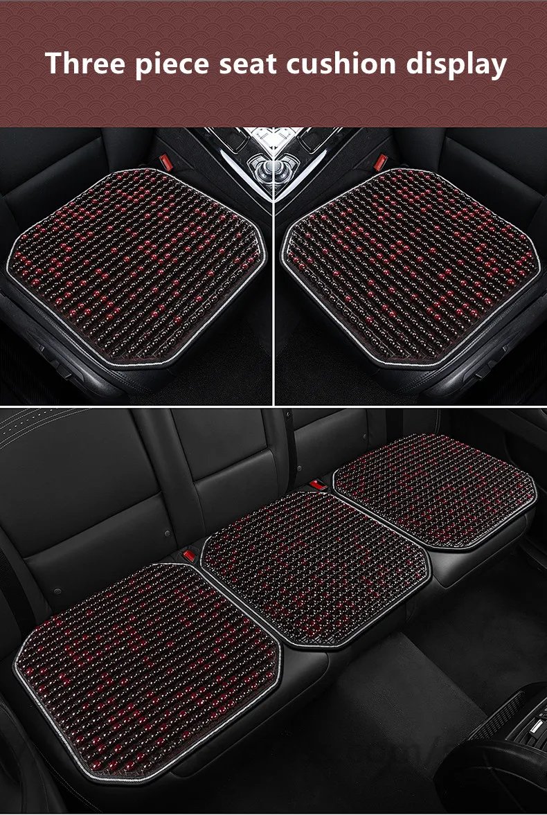 New car cushion Single summer seat cushion covers linen cool wood cushion for 95% cars