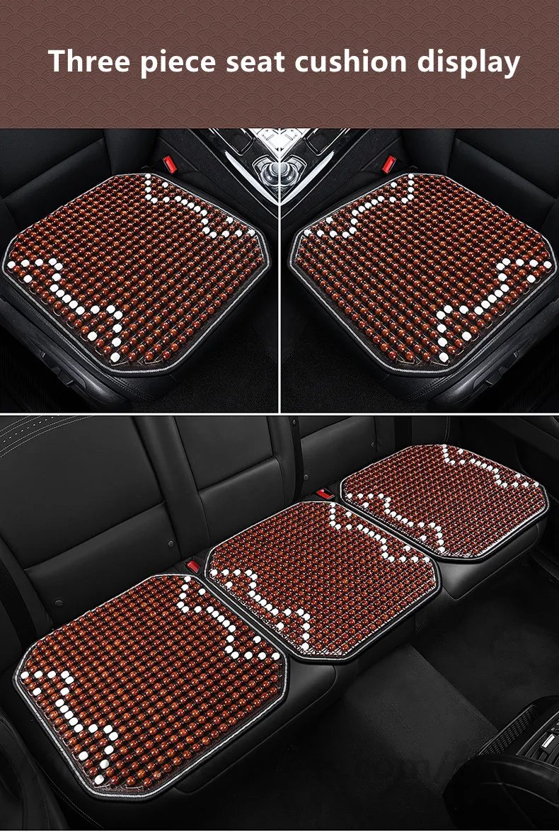 New car cushion Single summer seat cushion covers linen cool wood cushion for 95% cars