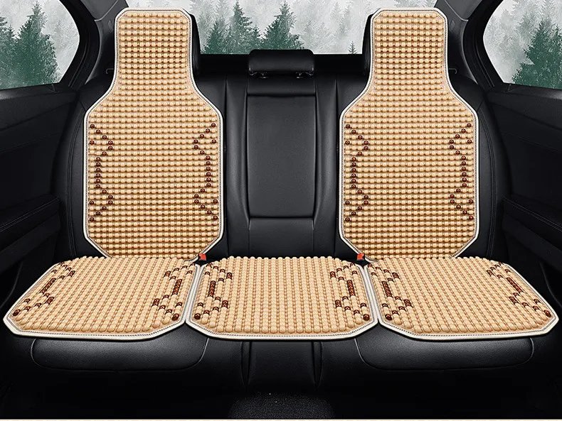 New car cushion Single summer seat cushion covers linen cool wood cushion for 95% cars