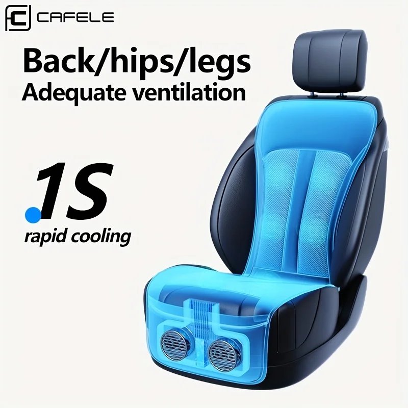 Car Seat Covers With Fan Universal Sitting Cushion Full Surrounded Ventilation And Cooling For Summer Car Accessories Interior Car Seat Covers With Fan Universal Sitting Cushion Full Surrounded Ventilation And Cooling For Summer Car Accessories Interior