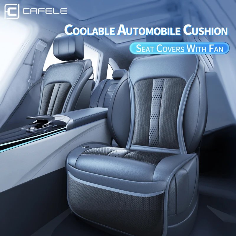 Car Seat Covers With Fan Universal Sitting Cushion Full Surrounded Ventilation And Cooling For Summer Car Accessories Interior Car Seat Covers With Fan Universal Sitting Cushion Full Surrounded Ventilation And Cooling For Summer Car Accessories Interior