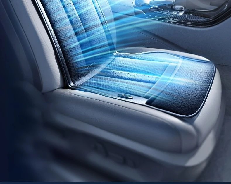 Car Seat Covers With Fan Universal Sitting Cushion Full Surrounded Ventilation And Cooling For Summer Car Accessories Interior