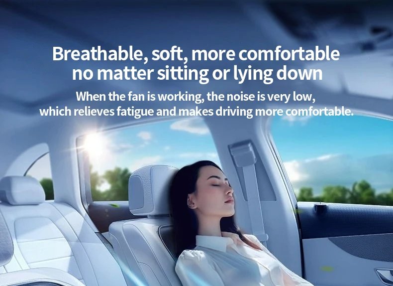 Car Seat Covers With Fan Universal Sitting Cushion Full Surrounded Ventilation And Cooling For Summer Car Accessories Interior