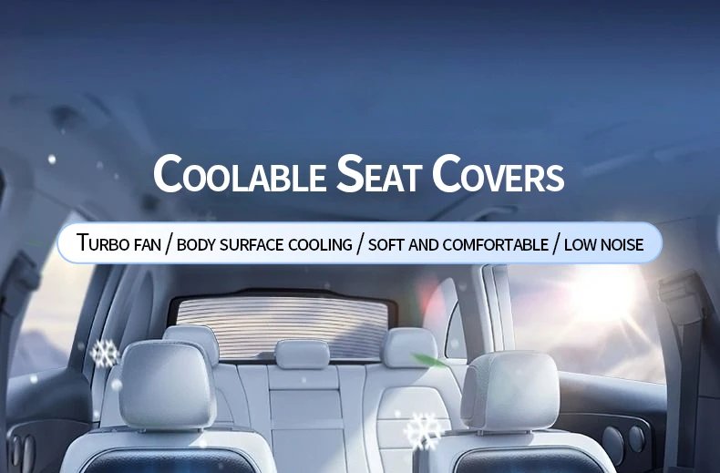 Car Seat Covers With Fan Universal Sitting Cushion Full Surrounded Ventilation And Cooling For Summer Car Accessories Interior