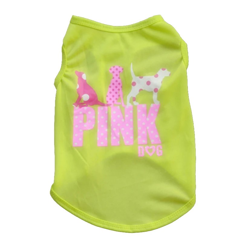 Dog Shirt Skirt Cotton Vest Pleated Dress Puppy Clothes Summer Shirts Cute Soft Pet Apparel for Small Medium Dogs Cats Costume