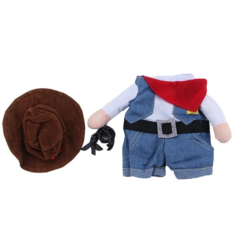 Dog Costume Funny Cosplay Clothes For Small Dogs Cat Halloween Puppy Festival Dress Up Suit Cowboy Apparel French Bulldog Outfit Dog Costume Funny Cosplay Clothes For Small Dogs Cat Halloween Puppy Festival Dress Up Suit Cowboy Apparel French Bulldog Outfit
