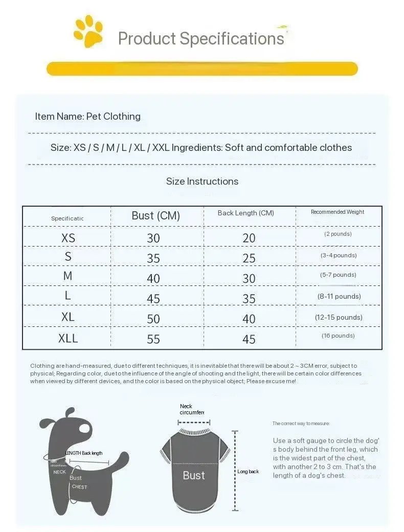 Pet Clothes Golden Gradient Anti-Shedding Vest Cat & Puppy Summer Tank Top Lightweight Breathable All-Season Dog Cat Vest