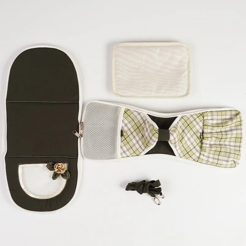 Summer Pet Outgoing Bag Pet Travel Diagonal Cross Breathable Bag Portable and Comfortable Pet Anti Loss Bag Guinea Pig Hamster