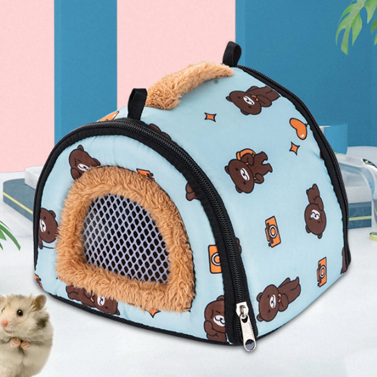 Portable Small Animals Carrier Bag Small Guinea Pig Rat Chinchillas Hamster Hedgehog Carrier Pouch Bag for Outdoor Travel Portable Small Animals Carrier Bag Small Guinea Pig Rat Chinchillas Hamster Hedgehog Carrier Pouch Bag for Outdoor Travel