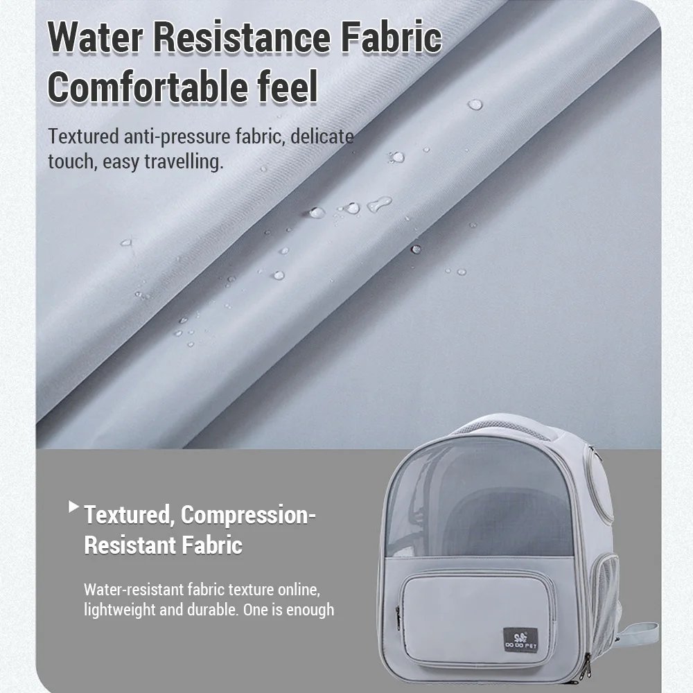 Cat Carrier Outdoor Portable Breathable Pet Bag Shoulder Backpack Handheld Pet Bag Expandable Pet Backpack Cat Backpack