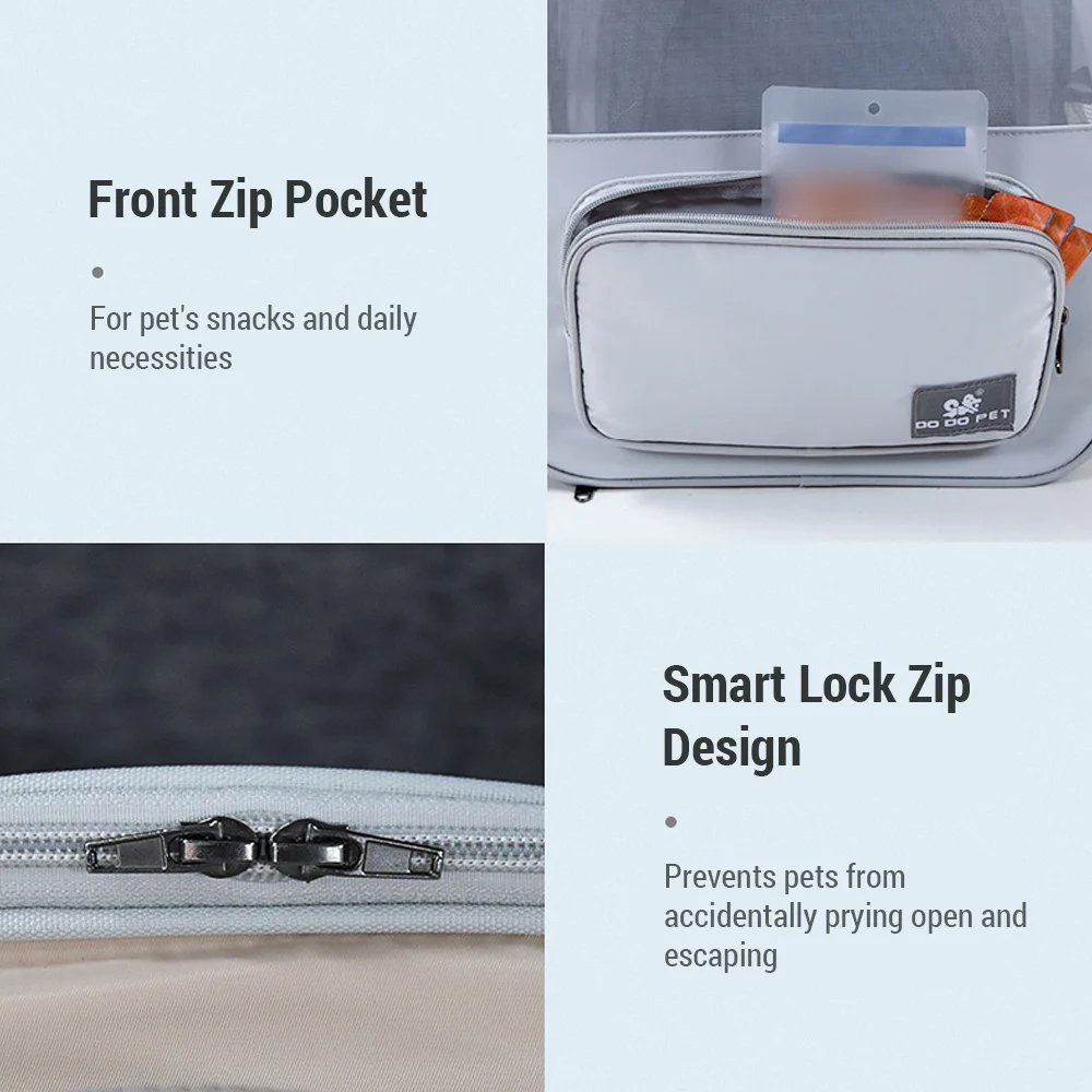 Cat Carrier Outdoor Portable Breathable Pet Bag Shoulder Backpack Handheld Pet Bag Expandable Pet Backpack Cat Backpack