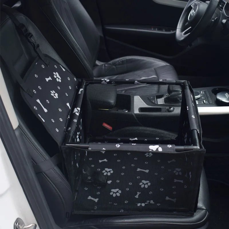 Travel Footprint Dog Car Seat Cover Waterproof Pet Dog Carriers Bag Cat Transport Hammock Dog Car Ventilate Seat Basket