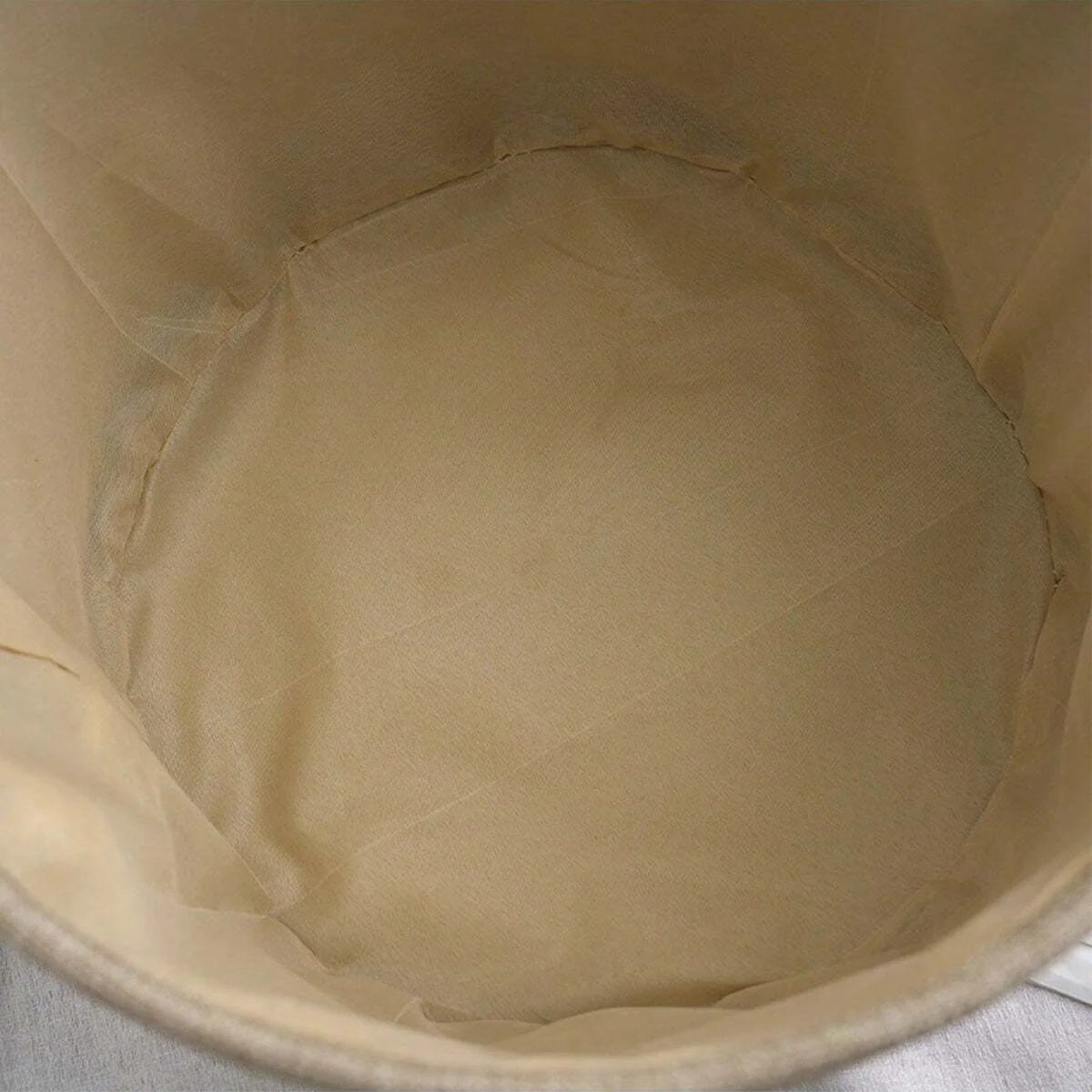 1pc-Striped Foldable Pet Toy Basket with Braided Rope Handle - Dog Toy Storage Box Accessories