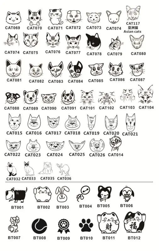 Pet Cat ID Tag Free Engraving Kitten ID Tag  Accessories Stainless Steel Tags Message Puppy Custom Collars Products Pet Supplies