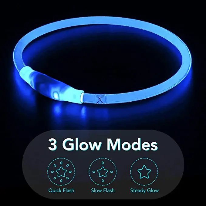 Luminous Dog Collar Light Charge Cat Necklace, Led Fashion Flashing DIY Glowing Safety Collar for Dogs Nighttime Pet Accessorie Luminous Dog Collar Light Charge Cat Necklace, Led Fashion Flashing DIY Glowing Safety Collar for Dogs Nighttime Pet Accessorie