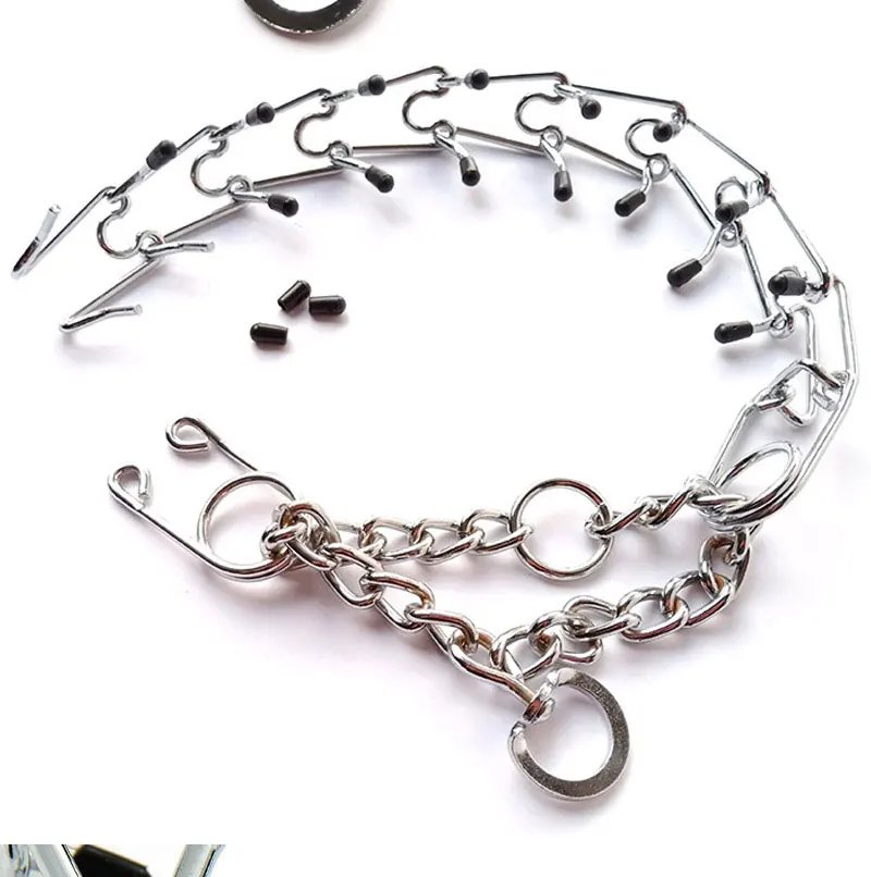 Effective Pinch Dog Training Collar With Comfort Anti Pull Training Adjustable Multi-size Stainless Steel Pet Prong Choke Collar Effective Pinch Dog Training Collar With Comfort Anti Pull Training Adjustable Multi-size Stainless Steel Pet Prong Choke Collar
