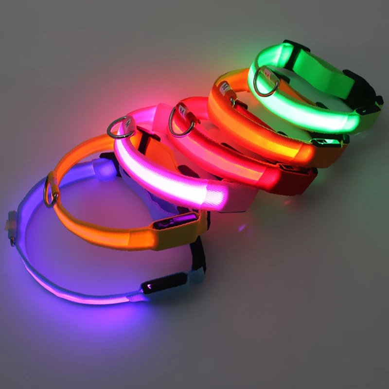 3 Modes Dog Luminous Charge Collar Led Usb Cat Dogs Collars Detachable Night Led Glow Dog Loss Prevention Collar Pet Accessories 3 Modes Dog Luminous Charge Collar Led Usb Cat Dogs Collars Detachable Night Led Glow Dog Loss Prevention Collar Pet Accessories