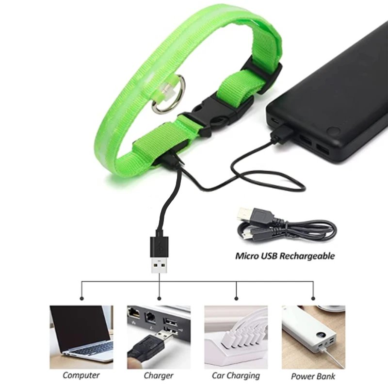 3 Modes Dog Luminous Charge Collar Led Usb Cat Dogs Collars Detachable Night Led Glow Dog Loss Prevention Collar Pet Accessories 3 Modes Dog Luminous Charge Collar Led Usb Cat Dogs Collars Detachable Night Led Glow Dog Loss Prevention Collar Pet Accessories