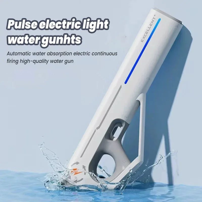 Powerful Automatic Water Gun Toy With LED Water Absorption High Pressure Electric Pistol Spray Blaster Pool Toys for Kids Adult Powerful Automatic Water Gun Toy With LED Water Absorption High Pressure Electric Pistol Spray Blaster Pool Toys for Kids Adult