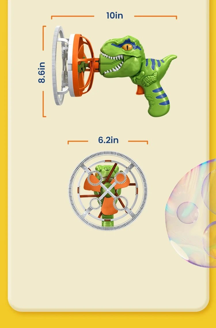 Kids Electric Bubble Machine Soap Bubble Portable Giant Dinosaur Bubble Blower Children Bubble Gun Maker Children Birthday Gift Kids Electric Bubble Machine Soap Bubble Portable Giant Dinosaur Bubble Blower Children Bubble Gun Maker Children Birthday Gift