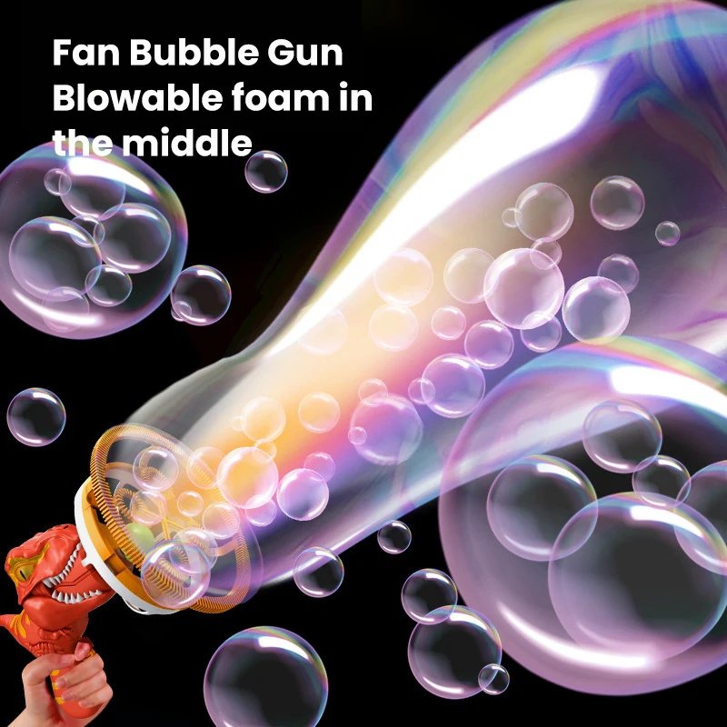 Kids Electric Bubble Machine Soap Bubble Portable Giant Dinosaur Bubble Blower Children Bubble Gun Maker Children Birthday Gift Kids Electric Bubble Machine Soap Bubble Portable Giant Dinosaur Bubble Blower Children Bubble Gun Maker Children Birthday Gift