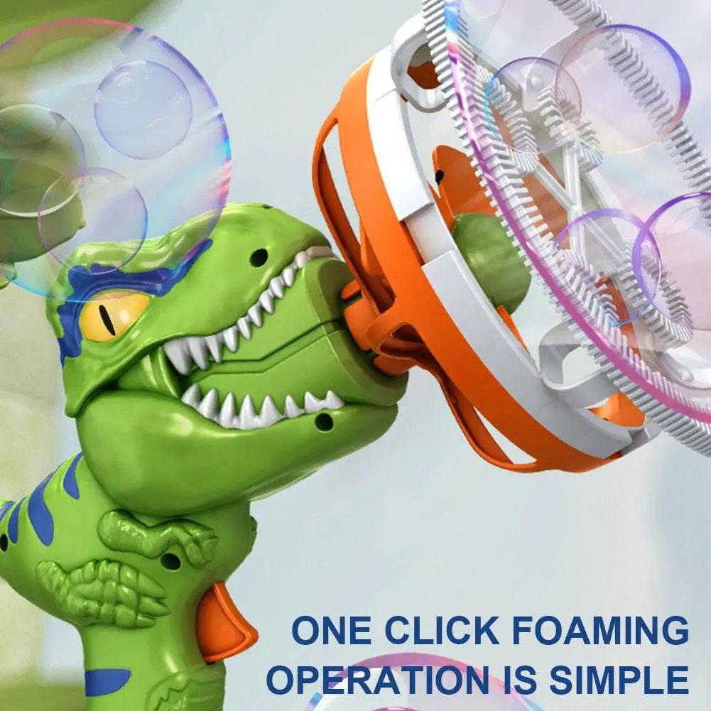 Kids Electric Bubble Machine Soap Bubble Portable Giant Dinosaur Bubble Blower Children Bubble Gun Maker Children Birthday Gift Kids Electric Bubble Machine Soap Bubble Portable Giant Dinosaur Bubble Blower Children Bubble Gun Maker Children Birthday Gift