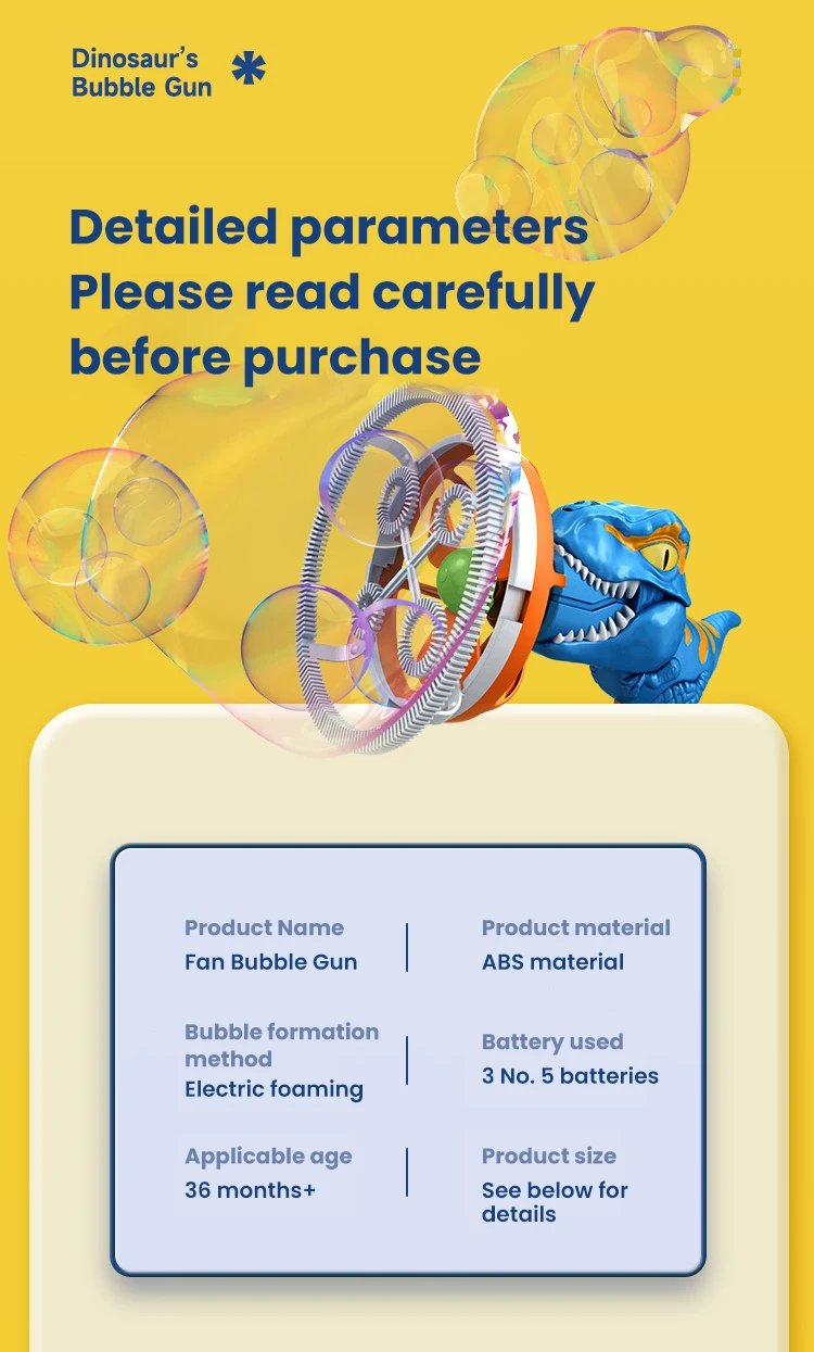 Kids Electric Bubble Machine Soap Bubble Portable Giant Dinosaur Bubble Blower Children Bubble Gun Maker Children Birthday Gift Kids Electric Bubble Machine Soap Bubble Portable Giant Dinosaur Bubble Blower Children Bubble Gun Maker Children Birthday Gift