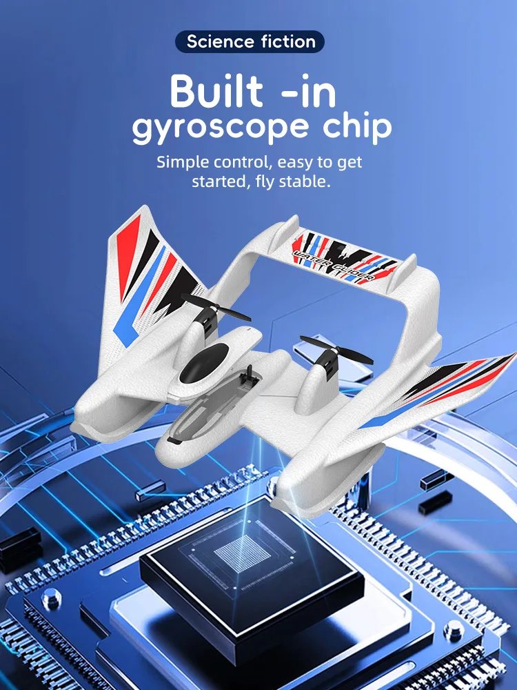 RC Aircraft, Three-in-one Land, water and air RC Aircraft, 2.4Ghz 2CH EPP bubble fixed-wing remote control aircraft, Cool toys RC Aircraft, Three-in-one Land, water and air RC Aircraft, 2.4Ghz 2CH EPP bubble fixed-wing remote control aircraft, Cool toys