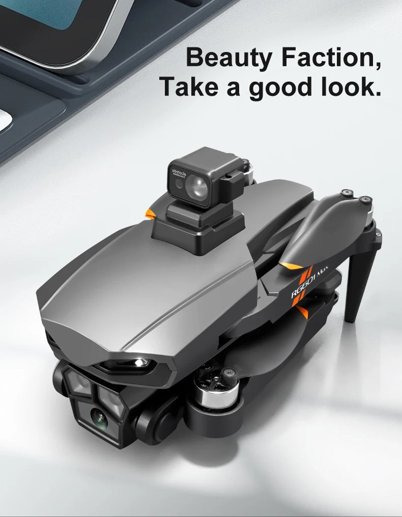 RG601 MAX GPS Drone 8K Professional HD Dual Camera 5G Wifi Obstacle Avoidance Brushless Foldable Quadcopter RC Distance 2KM Dron