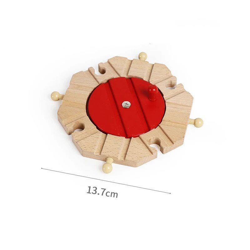 Wooden Train Track Accessories Plastic Building Blocks Adapters Wooden Track Connectors fit for Brand Wood Tracks Toys Kid Gifts