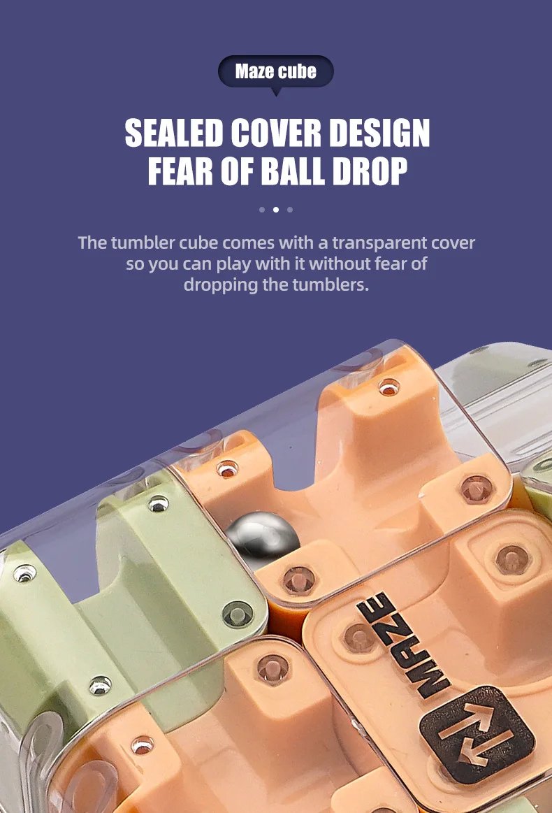 3D Maze Magic Cube Fidgeting Toys Kids Labyrinth Creative Puzzle Intelligence Cube Logical Thinking Anti Stress Educational Toys