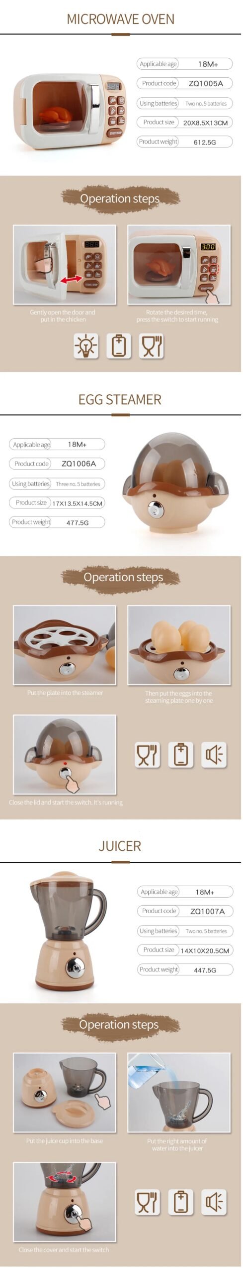 Children's Pretend Play Toys Simulation Electric Kitchen Set Microwave Oven Toys Educational Gifts Montessori Learning Game